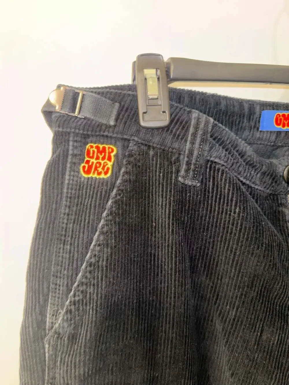 Empyre Relax Black Corduroy Baggy Cargo Skate Pants Size 30
